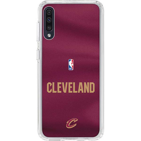 NBA Cleveland Cavaliers Jersey Galaxy A50 Clear Case